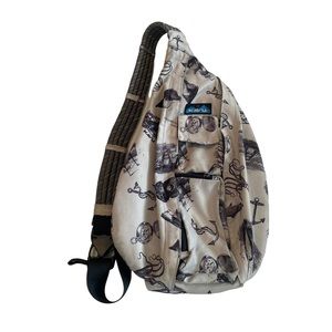 KAVU Crossbody Sling Bag - Rare Natural Diver Print